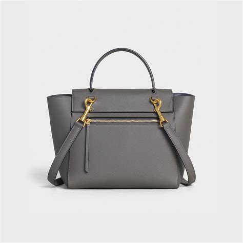 Women's Micro Belt bag in grained calfskin 